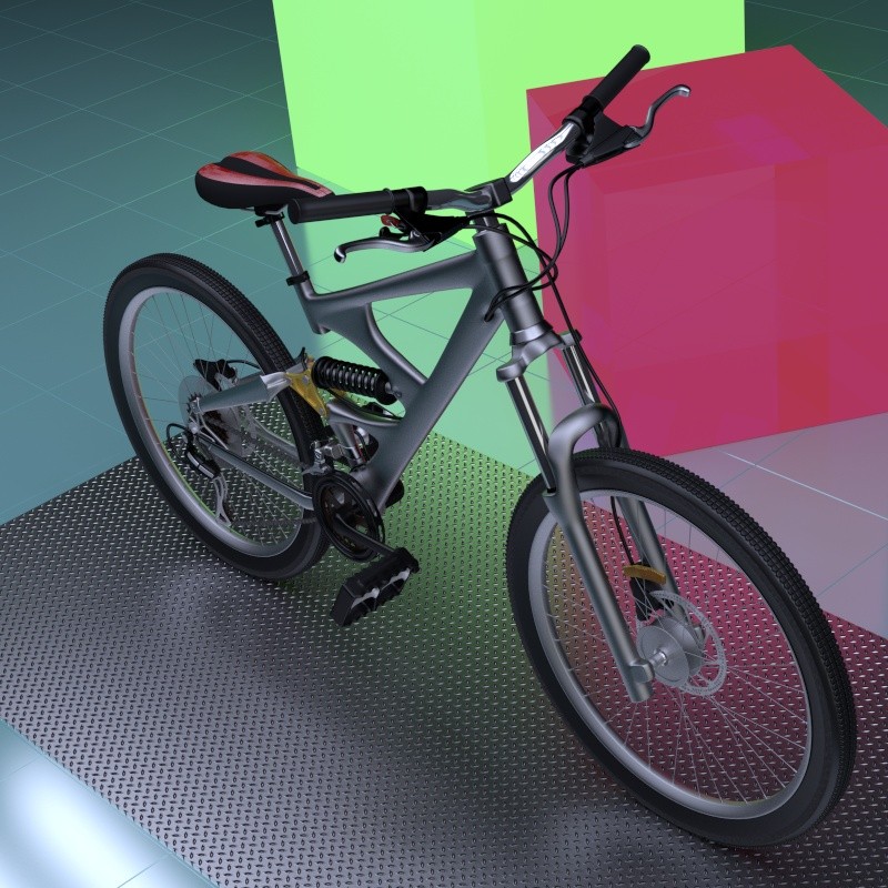 bike, with rigged suspensions preview image 1